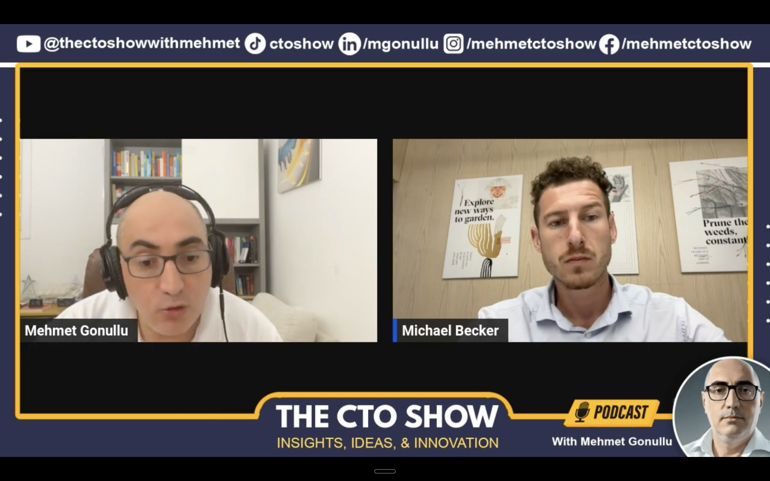 Michael Becker’s appearance on The CTO Show podcast